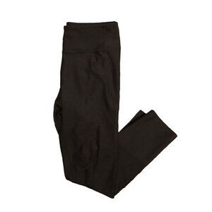 Outdoor Voices Women's Cropped Leggings size M in Dark Gray/Black 23" Inseam